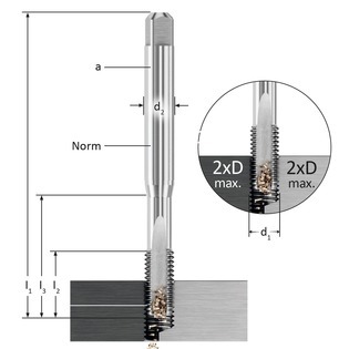 6106/7106 tarauds pour alliages cuivre